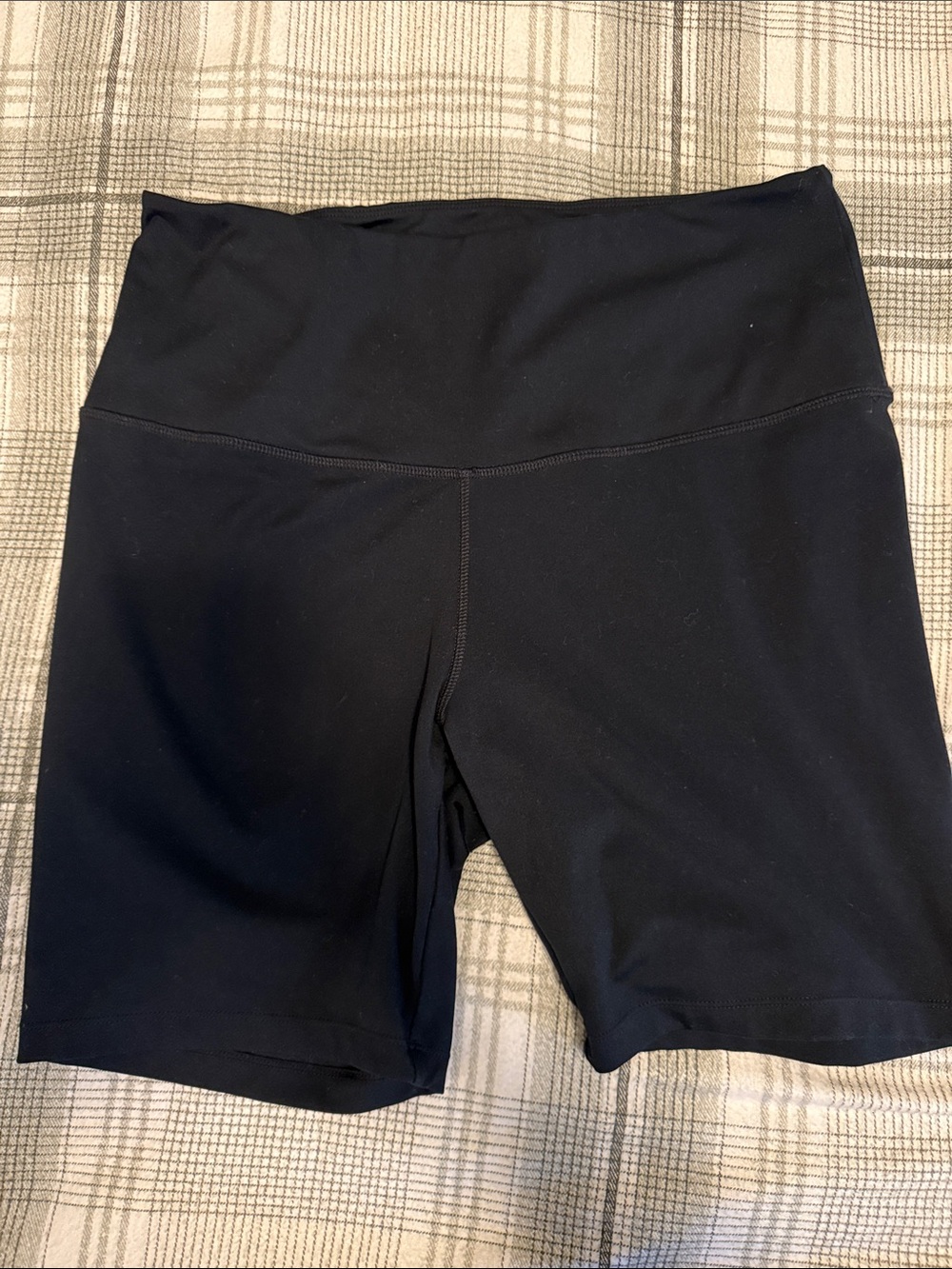 Danskin Black High-Waist Bike Shorts